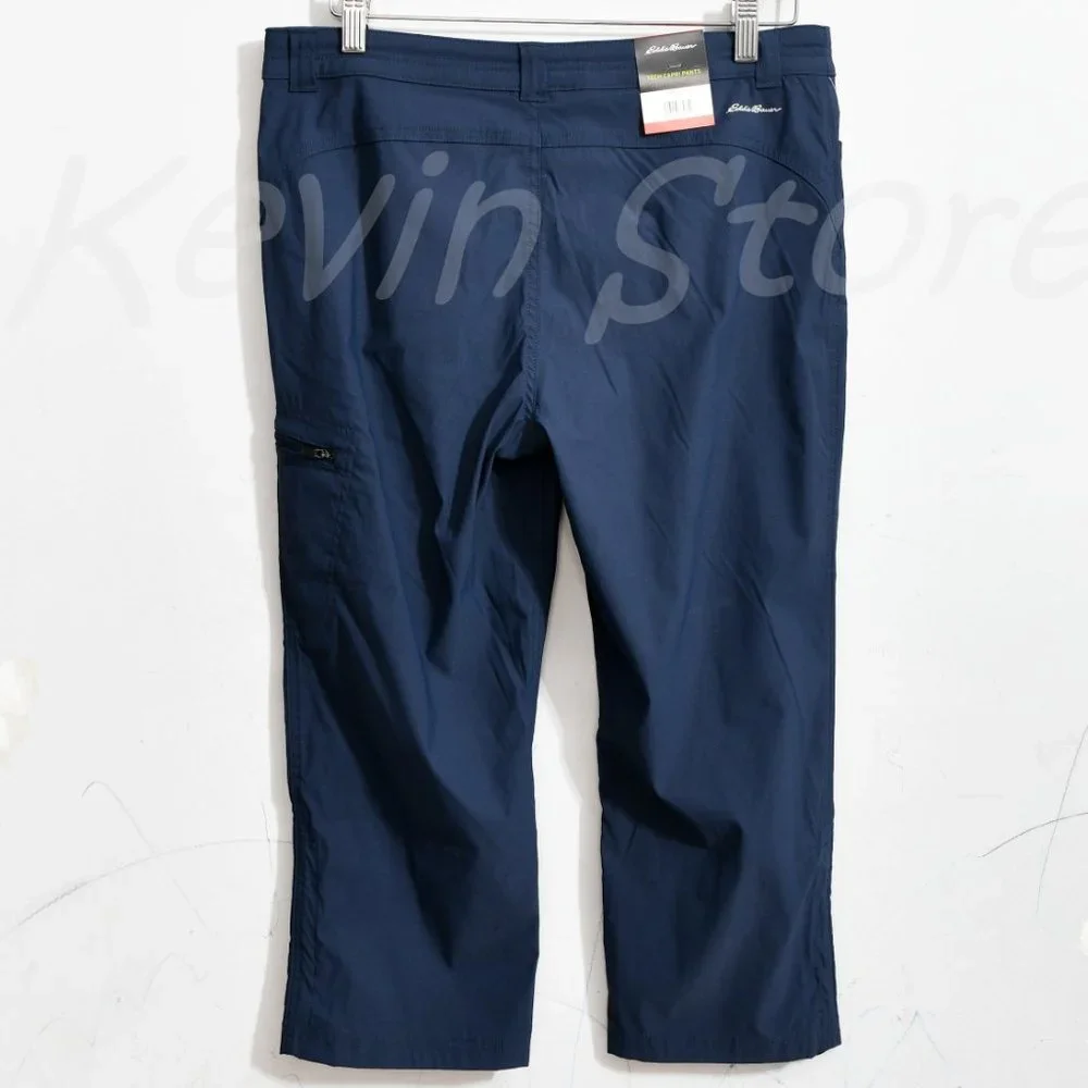 Blue  NWT Eddie‎ Bauer Ladies' Tech Capri
